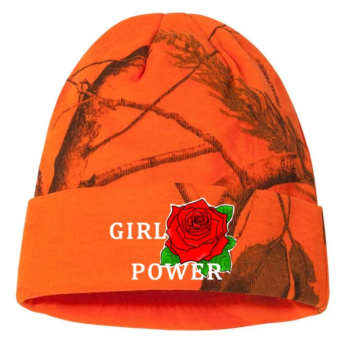 Girl Power Rose Kati - 12in Camo Beanie