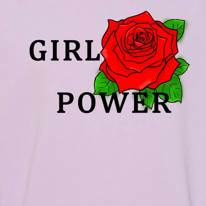 Girl Power Rose Garment-Dyed Sweatshirt