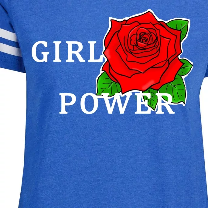 Girl Power Rose Enza Ladies Jersey Football T-Shirt