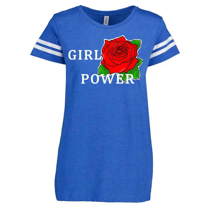 Girl Power Rose Enza Ladies Jersey Football T-Shirt