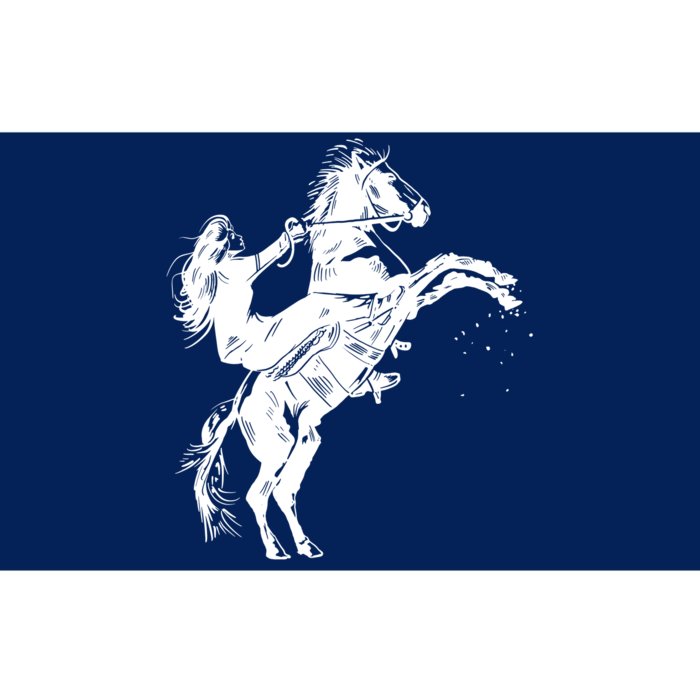 Girl Riding Horse Equitation Bumper Sticker