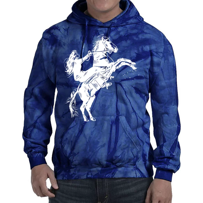 Girl Riding Horse Equitation Tie Dye Hoodie