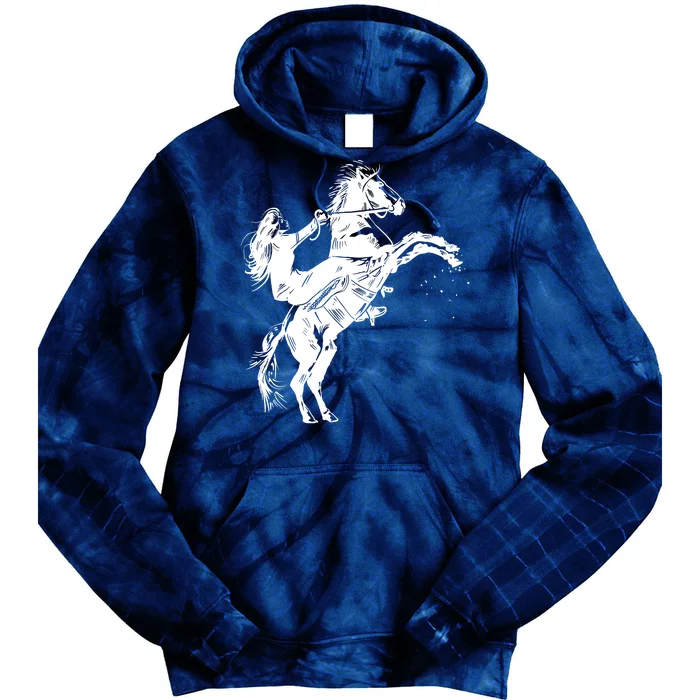 Girl Riding Horse Equitation Tie Dye Hoodie