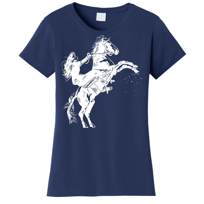 Girl Riding Horse Equitation Women's T-Shirt