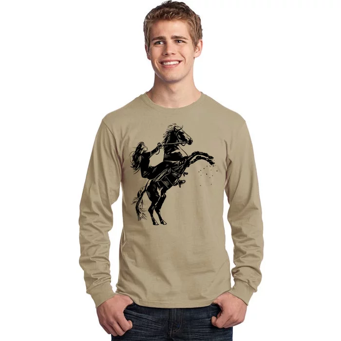 Girl Riding Horse Equitation Tall Long Sleeve T-Shirt