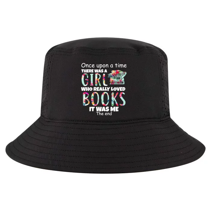 Girl Who Loves Reading Cool Comfort Performance Bucket Hat