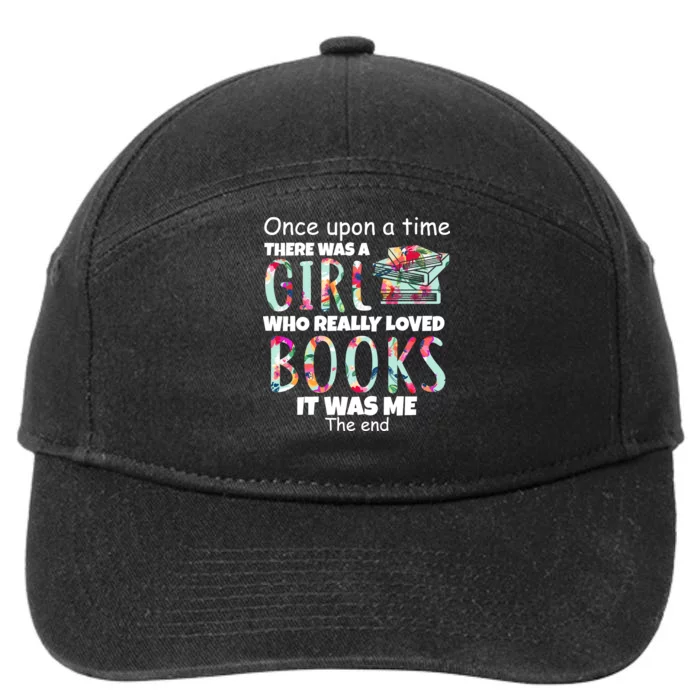 Girl Who Loves Reading 7-Panel Snapback Hat