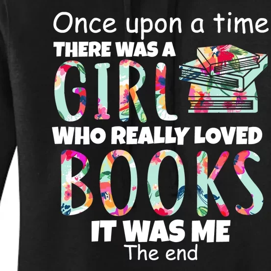 Girl Who Loves Reading Women's Pullover Hoodie