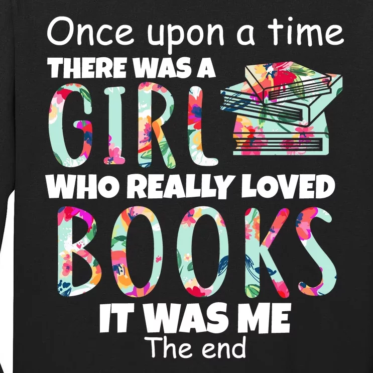 Girl Who Loves Reading Tall Long Sleeve T-Shirt