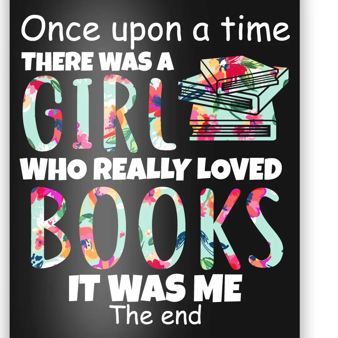 Girl Who Loves Reading Poster