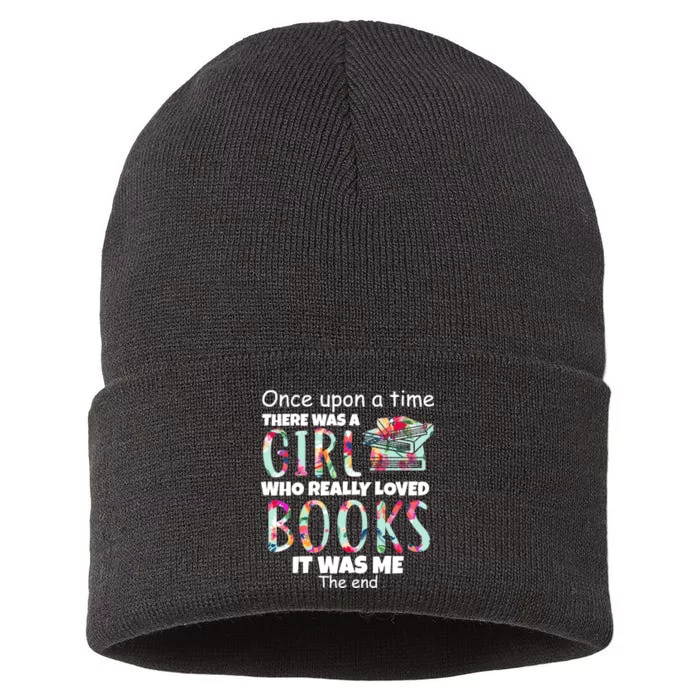 Girl Who Loves Reading Sustainable Knit Beanie