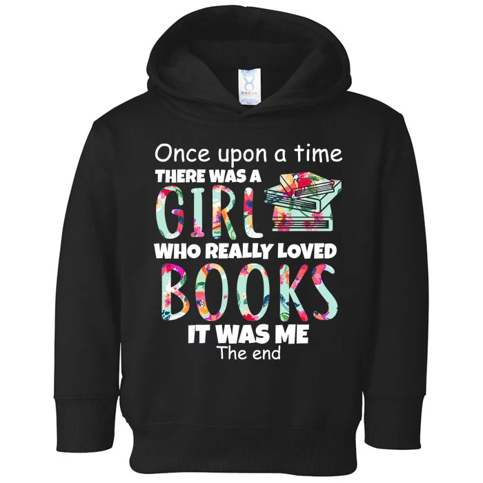 Girl Who Loves Reading Toddler Hoodie