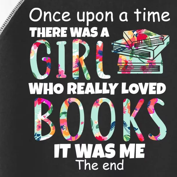 Girl Who Loves Reading Toddler Fine Jersey T-Shirt