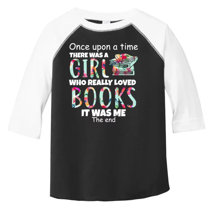 Girl Who Loves Reading Toddler Fine Jersey T-Shirt