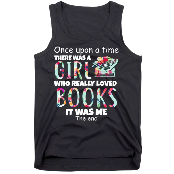 Girl Who Loves Reading Tank Top