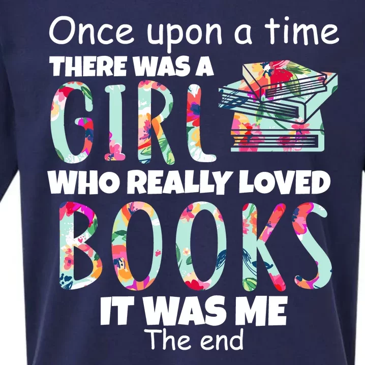 Girl Who Loves Reading Sueded Cloud Jersey T-Shirt