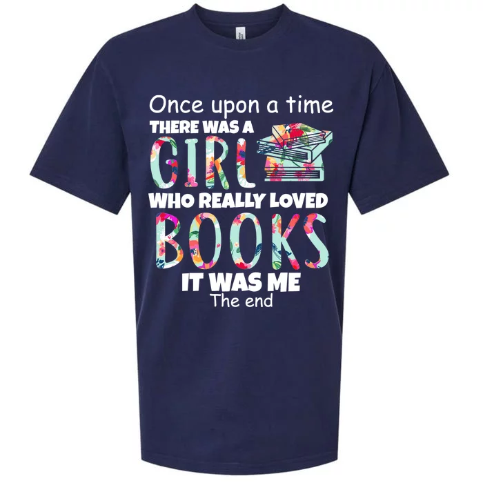 Girl Who Loves Reading Sueded Cloud Jersey T-Shirt