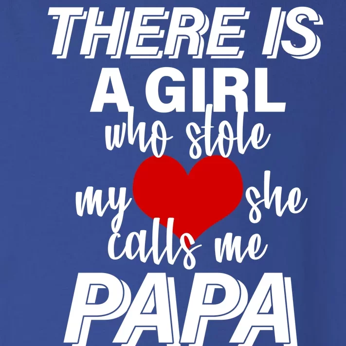 Girl Who Stole My Heat Calls Me Papa Fathers Day Toddler Long Sleeve Shirt