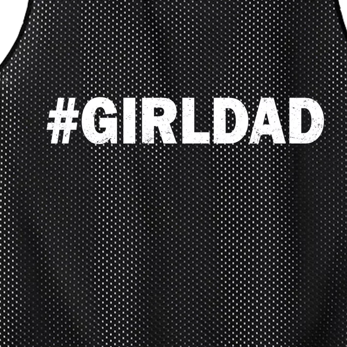 Girldad Girl Dad Father of Daughters Mesh Reversible Basketball Jersey Tank