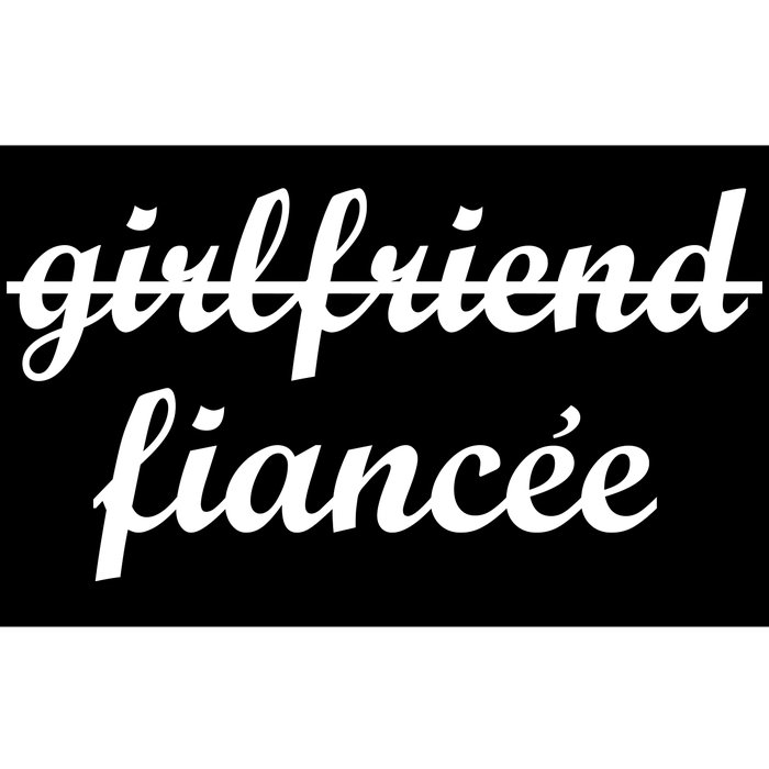 Girlfriend Fiancee Engagement Party Bumper Sticker