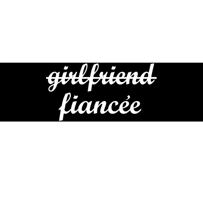 Girlfriend Fiancee Engagement Party Bumper Sticker