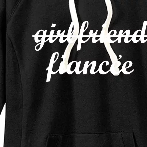 Girlfriend Fiancee Engagement Party Women's Fleece Hoodie