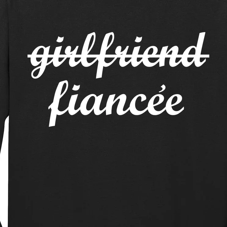 Girlfriend Fiancee Engagement Party Tall Long Sleeve T-Shirt