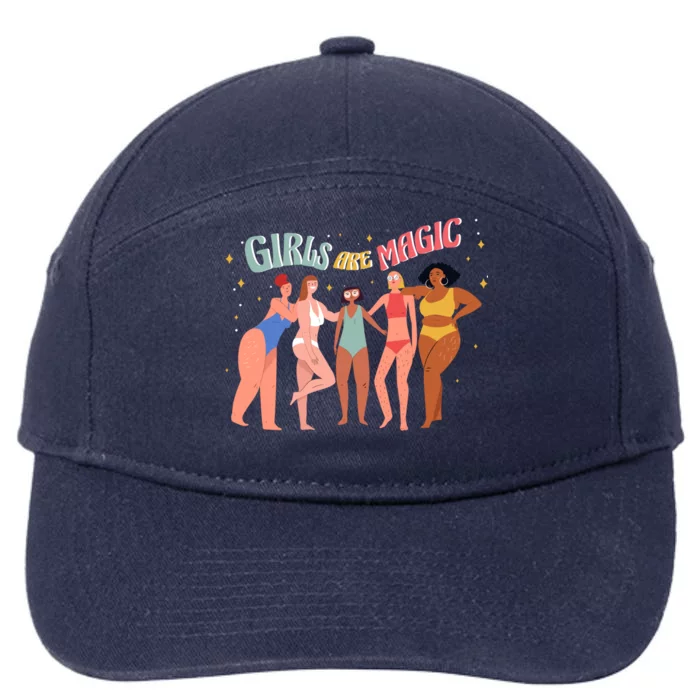 Girls Are Magic 7-Panel Snapback Hat