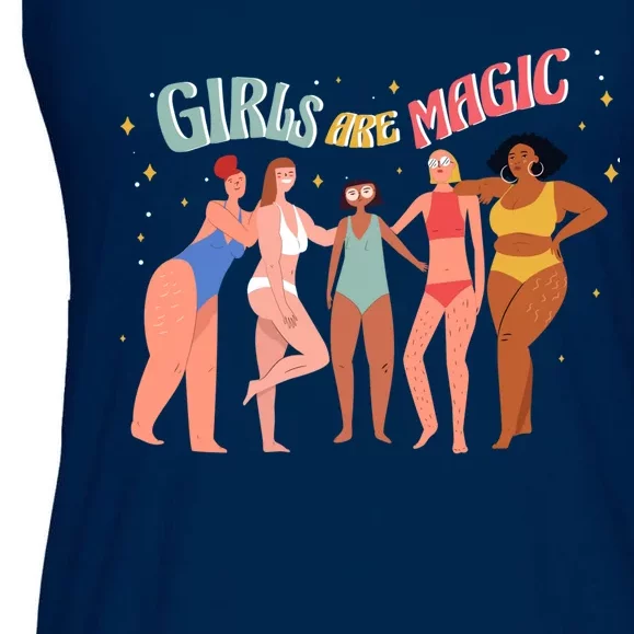 Girls Are Magic Ladies Essential Flowy Tank