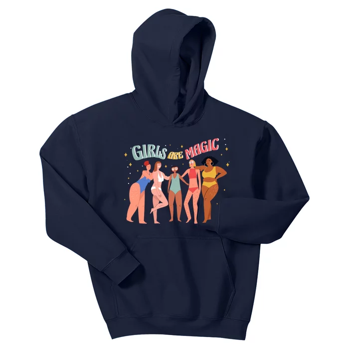 Girls Are Magic Kids Hoodie