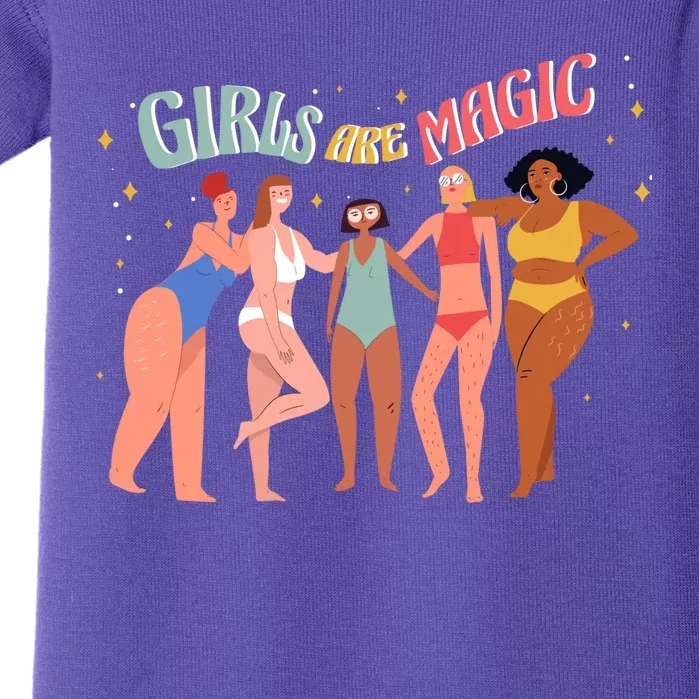 Girls Are Magic Baby Bodysuit