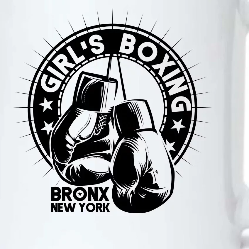 Girl's Boxing Bronx New York Black Color Changing Mug