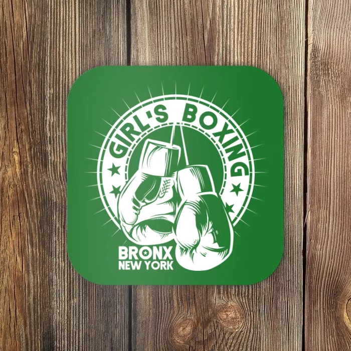 Girl's Boxing Bronx New York Coaster