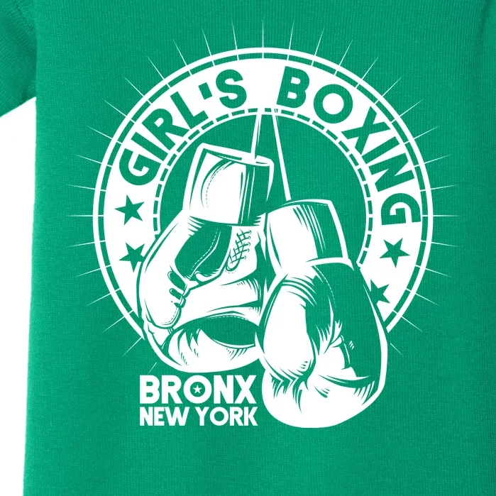 Girl's Boxing Bronx New York Baby Bodysuit