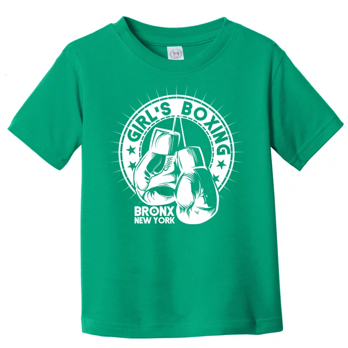 Girl's Boxing Bronx New York Toddler T-Shirt