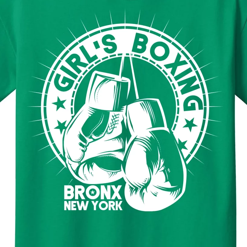 Girl's Boxing Bronx New York Kids T-Shirt