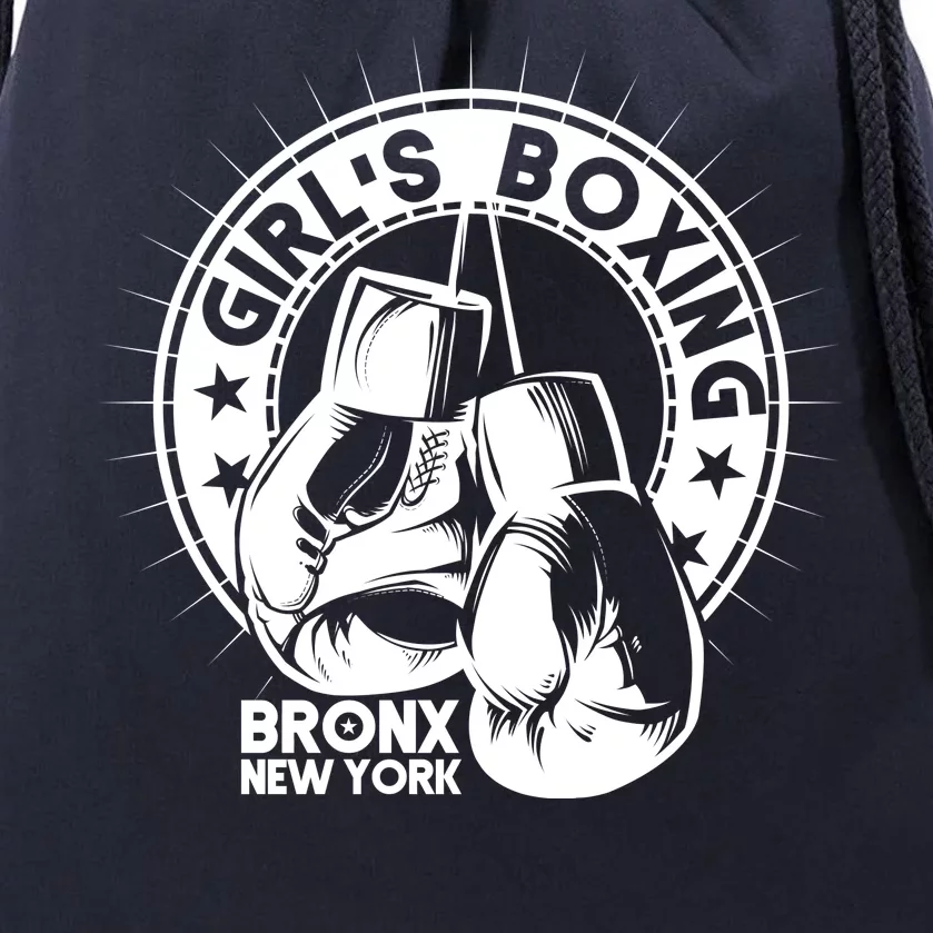 Girl's Boxing Bronx New York Drawstring Bag