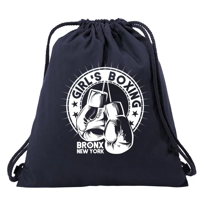 Girl's Boxing Bronx New York Drawstring Bag