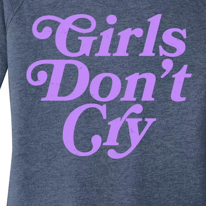 Girls Don't Cry Women's Perfect Tri Tunic Long Sleeve Shirt