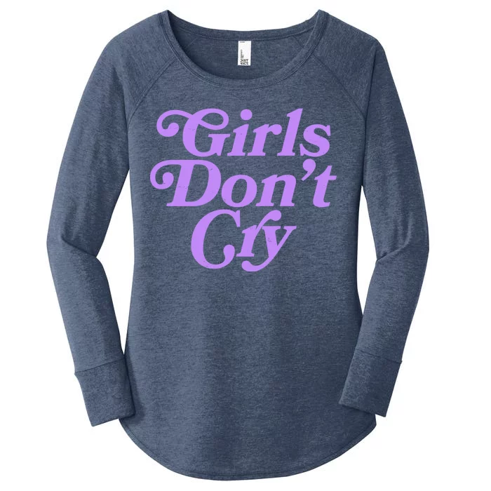 Girls Don't Cry Women's Perfect Tri Tunic Long Sleeve Shirt