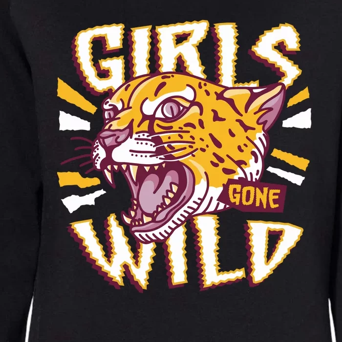 Girls Gone Wild Cheetah Womens California Wash Sweatshirt