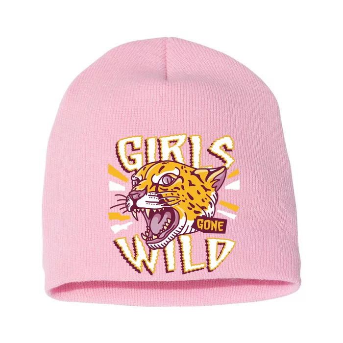 Girls Gone Wild Cheetah Short Acrylic Beanie