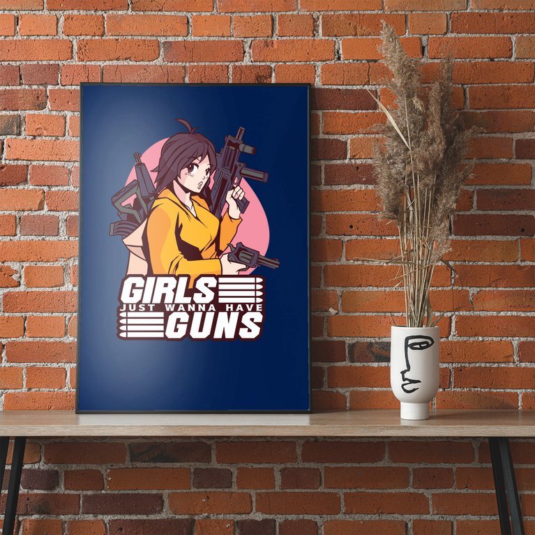 Girls Just Wanna Have Guns Anime Poster