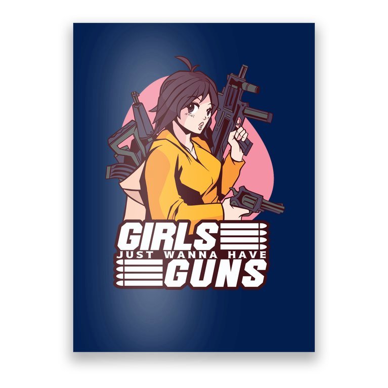 Girls Just Wanna Have Guns Anime Poster