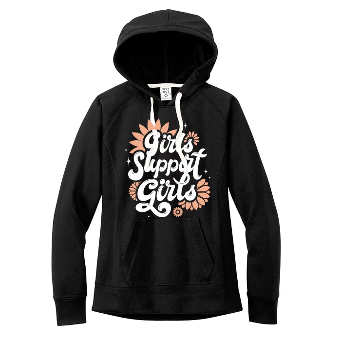 Girls Support Girls Women's Fleece Hoodie