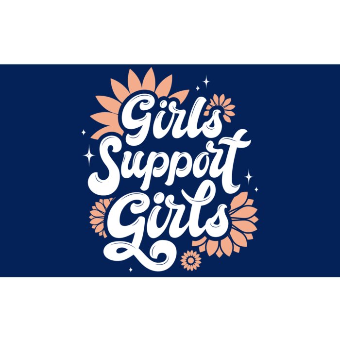 Girls Support Girls Bumper Sticker