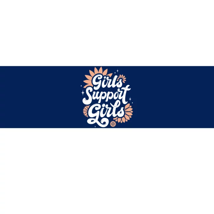 Girls Support Girls Bumper Sticker