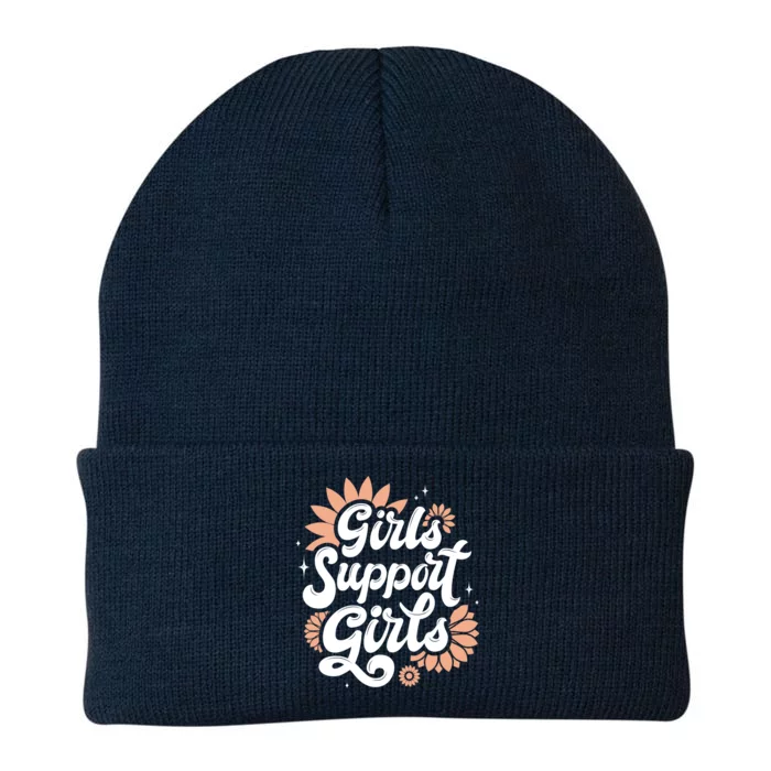 Girls Support Girls Knit Cap Winter Beanie