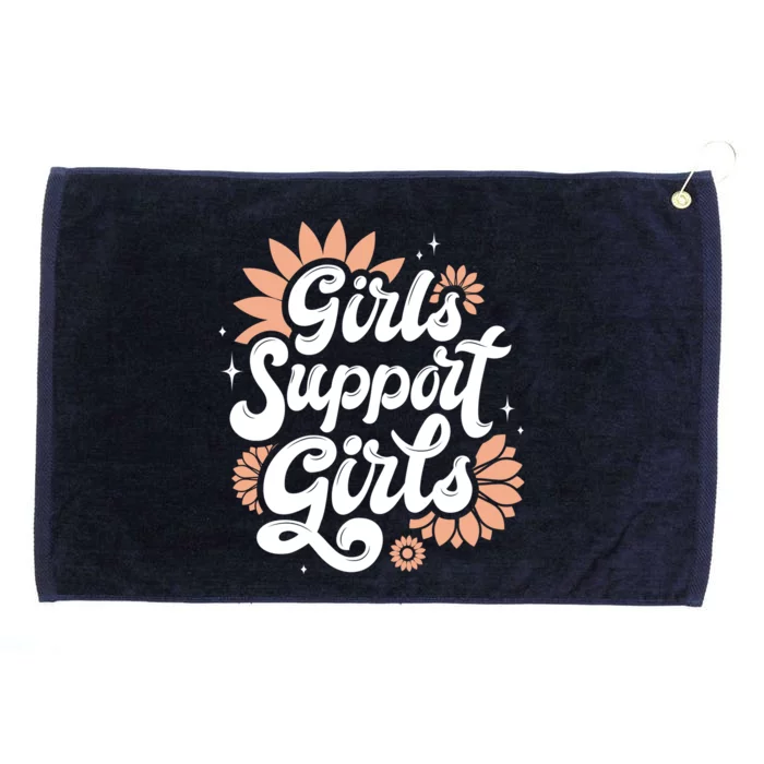 Girls Support Girls Grommeted Golf Towel