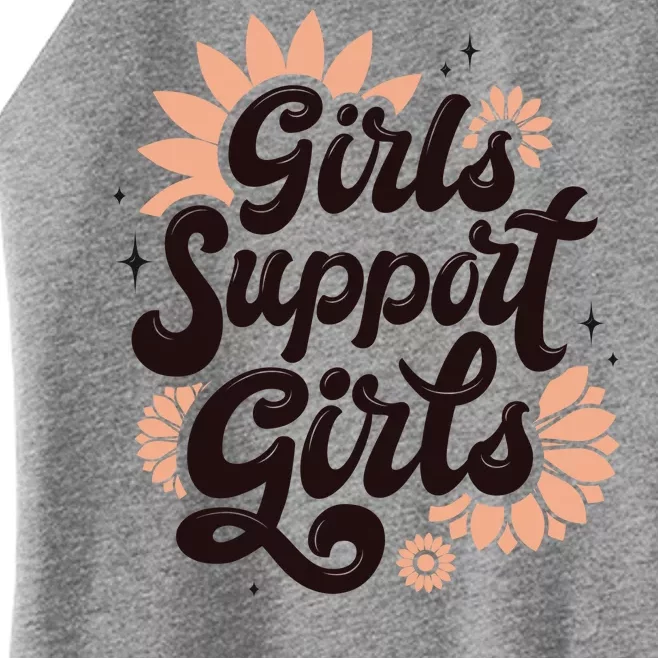 Girls Support Girls Women’s Perfect Tri Rocker Tank